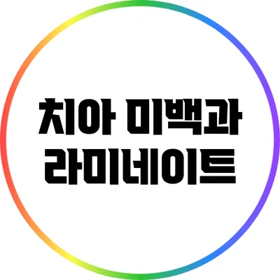 치아 미백과 라미네이트