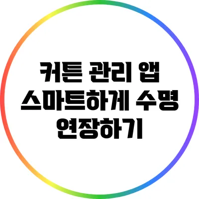 커튼 관리 앱: 스마트하게 수명 연장하기