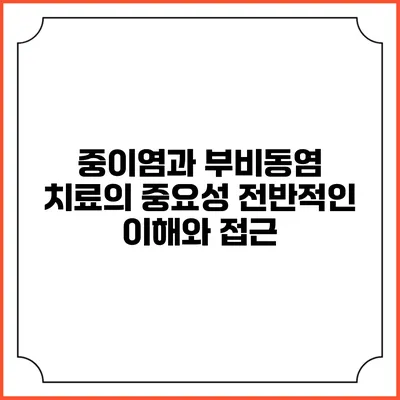 중이염과 부비동염 치료의 중요성: 전반적인 이해와 접근
